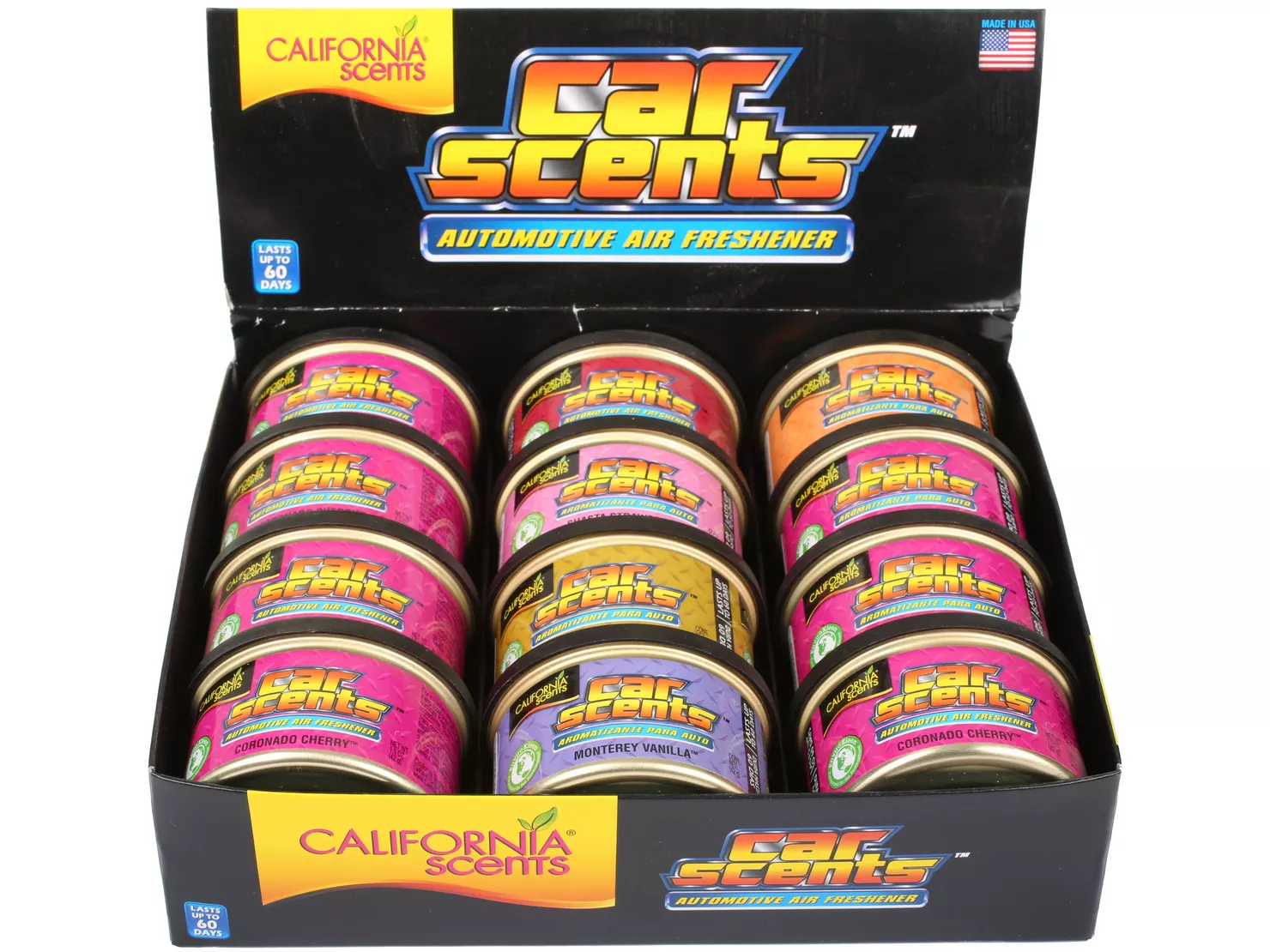 California Scents Canisters Counter Display Stand